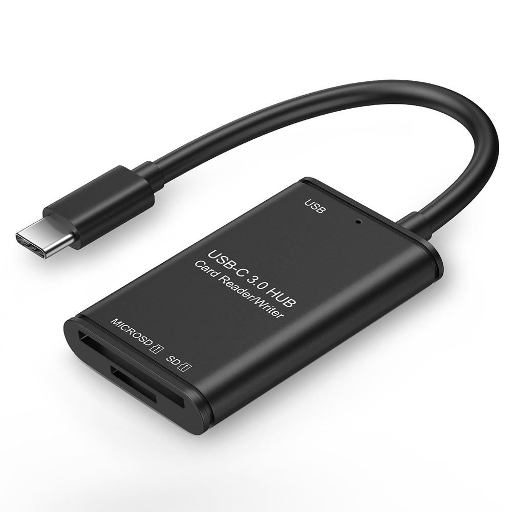 YC-500 3 in 1 USB3.0 kaartlezer SD TF met Type-C multifunctionele OTG geheugenkaartlezer schrijver v