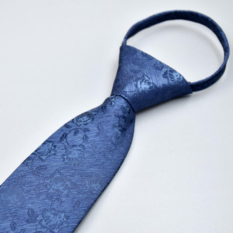 Gentleman Business Processional Laze Zipper Tie