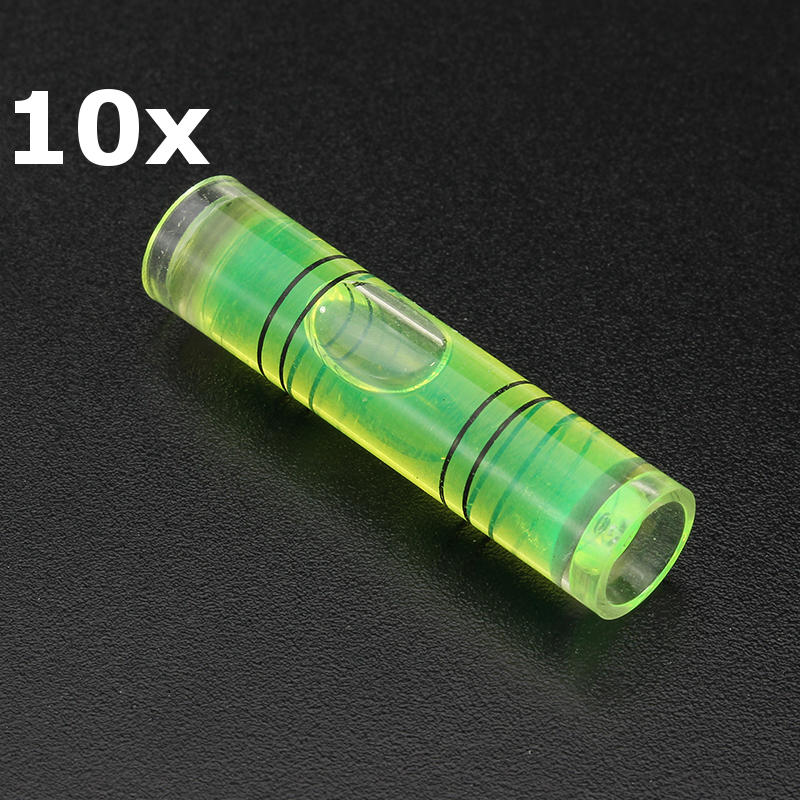 10Pcs Mini Level Gauge Cylinders Horizontale Blase für Foto Frame Wal