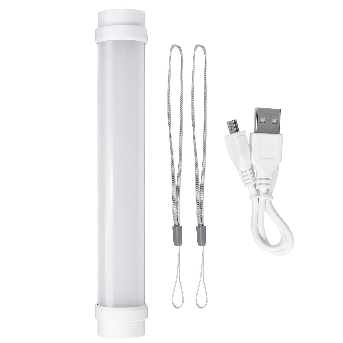 Outdoor-Campingzelt-LED-Lampe, Notfall-Röhrenblitzlicht und USB-Ladegerät 1800mAh Power Bank