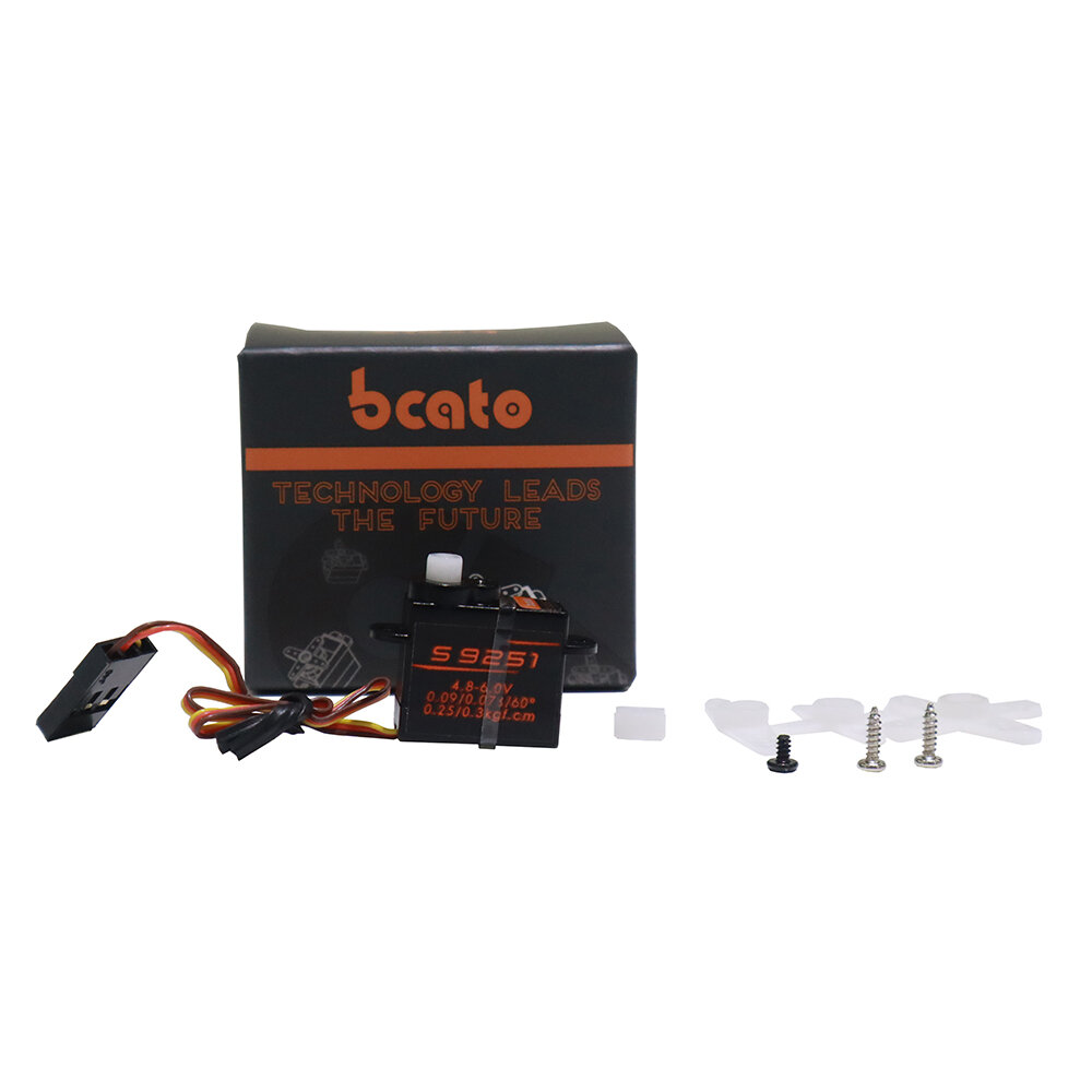 Bcato S9251 2.5g Plastic Gear Digitale Servo voor RC Vliegtuig Vaste Vleugel RC Auto Boot