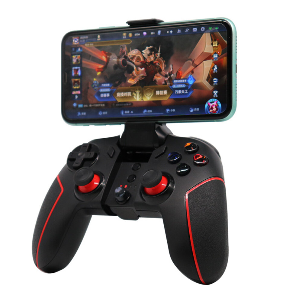 Bakeey Gamepad PC-ondersteunde trillingen Bluetooth Draadloze koeling Gamecontroller Gaming-joystick