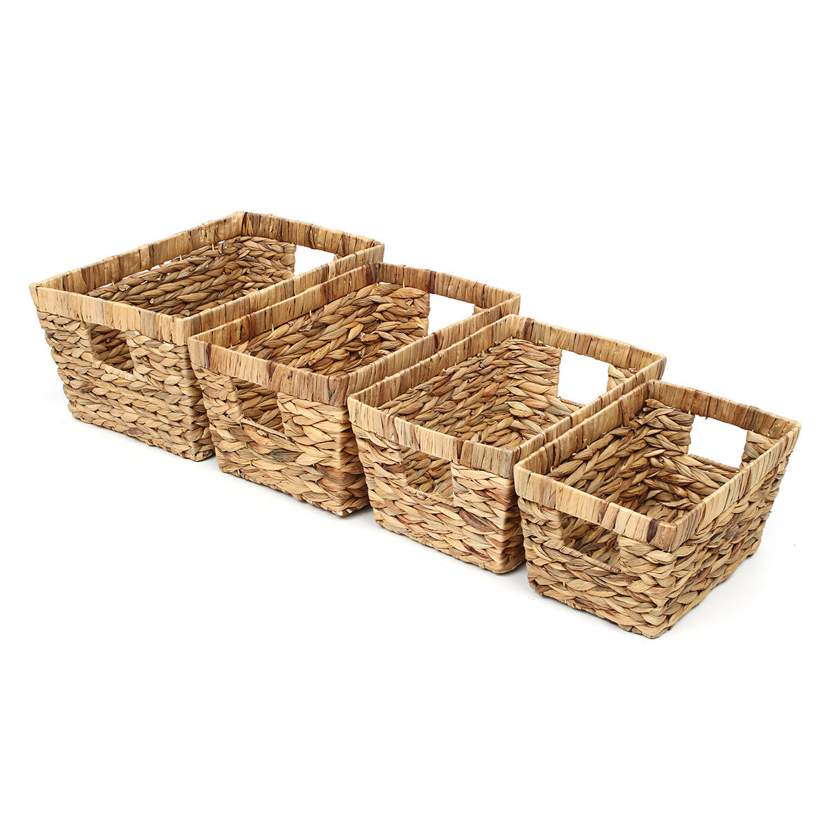 Wicker Storage Baskets Kitchen Container For Egg Gathering Drawers