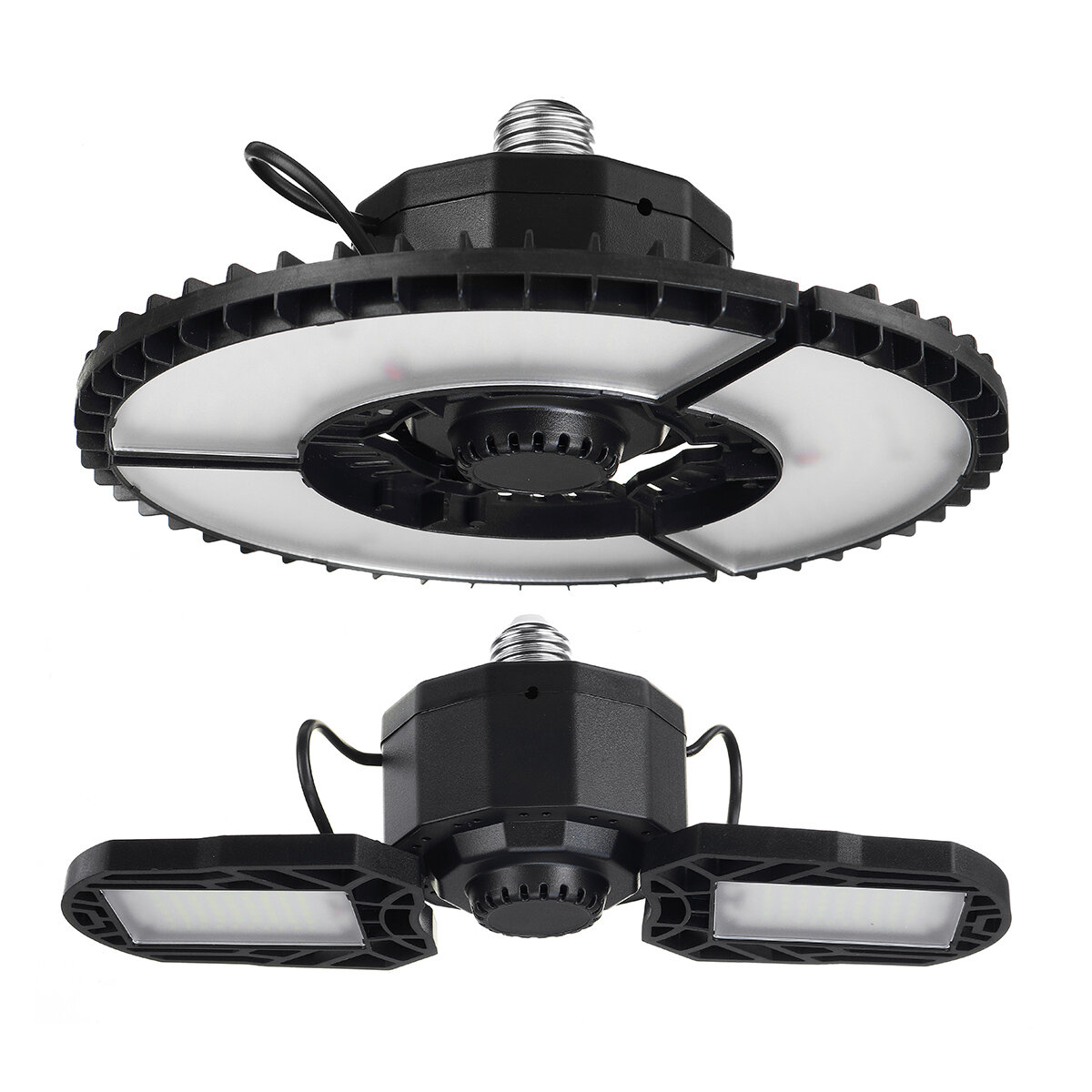 45W/60W Összecsukható kempinglámpa LED High Bay Light UFO Garázs mennyezeti lámpa Raktári lámpa Garázs, Hasznos helyiség és Parkoló terület számára.