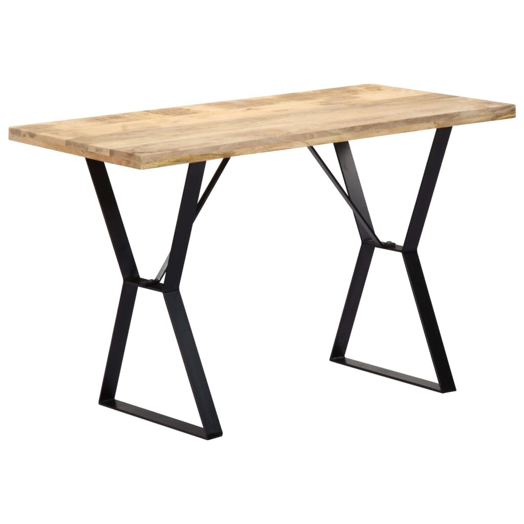 Dining table 120x60x76 cm solid mango wood