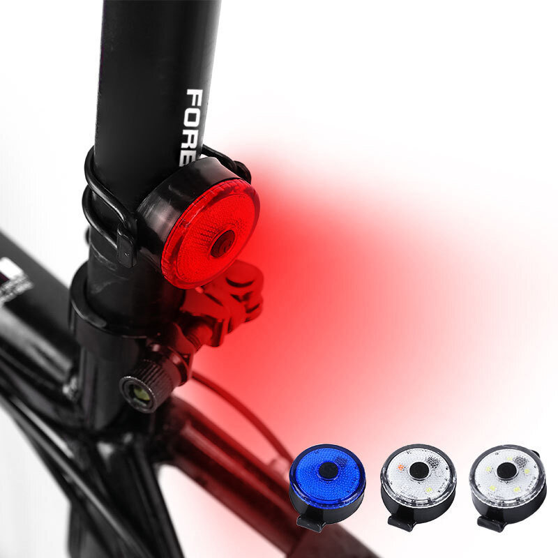 

BIKIGHT USB LED Bike Tail Light 100lm 3 Modes Adjustable Bicycle Warning Lamp Rear Flashlight Cycling