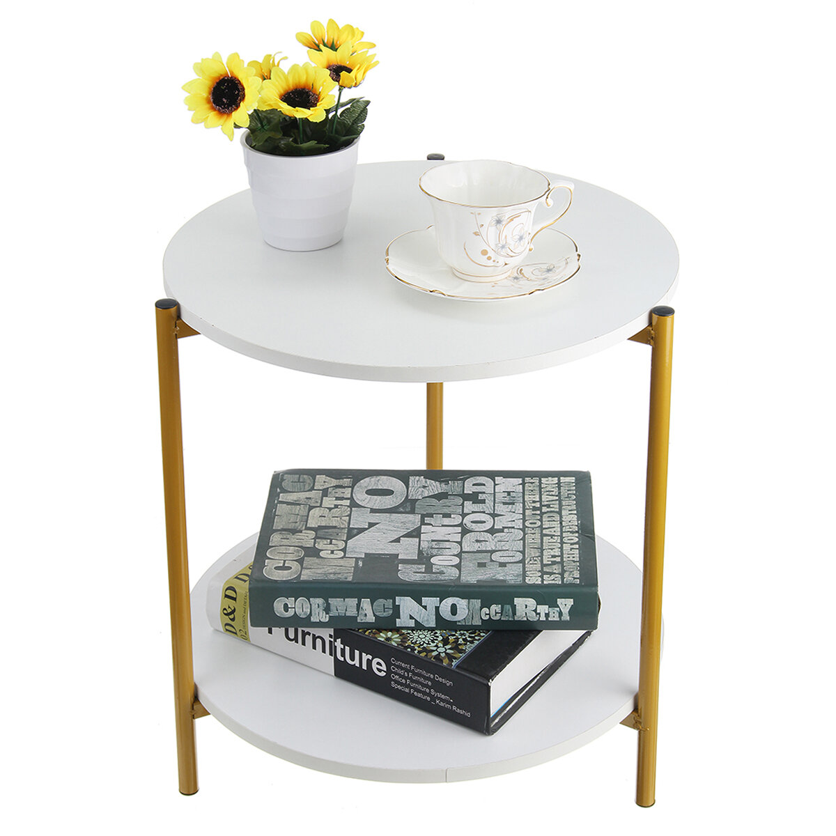 Moderne salontafel in eenvoudige stijl Corrosiebestendig Eenvoudig te reinigen nachtkastje voor mont