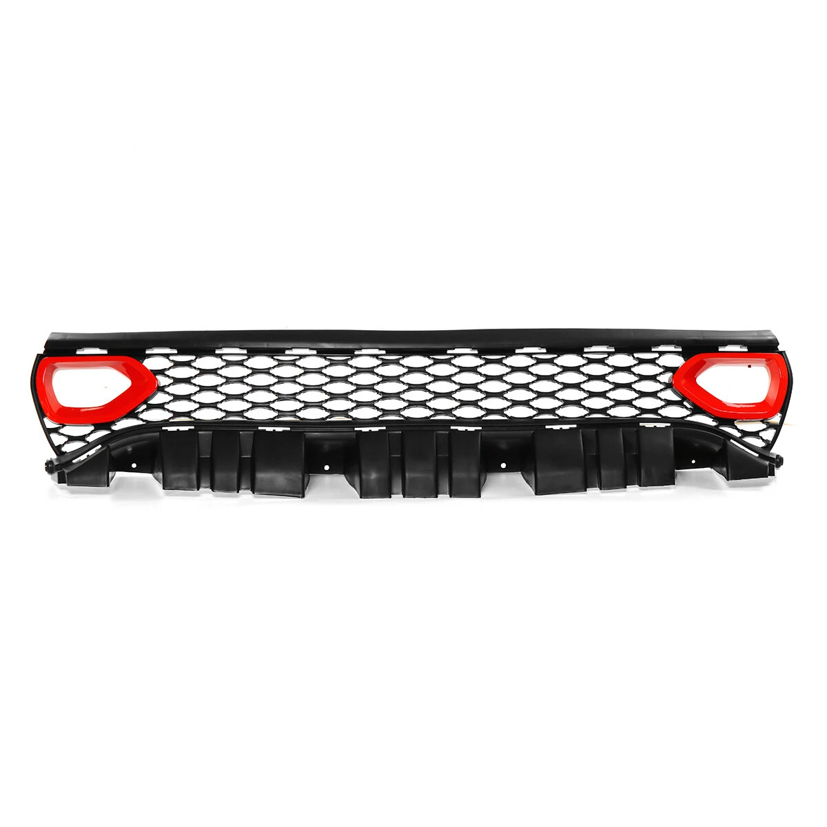 RED Upper Grille with Bezels Dual Inlets For Dodge Charger SRT Scat 2015 2019