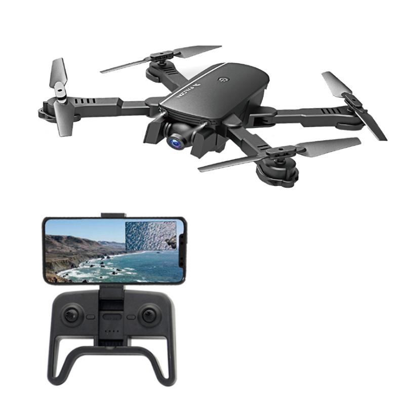 

1808 WIFI With 4K HD Camera Air Pressure Altitude Hold Optical Flow Positioning Foldable RC Drone Quadcopter