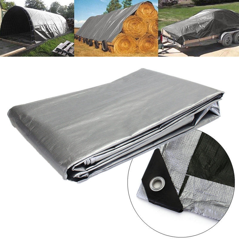 287.4x354.3 Inch Heavy Duty Poly Tarps ΡΕ Tarpaulin Camping Cover UV Water Rot Proof Tent Sunshade