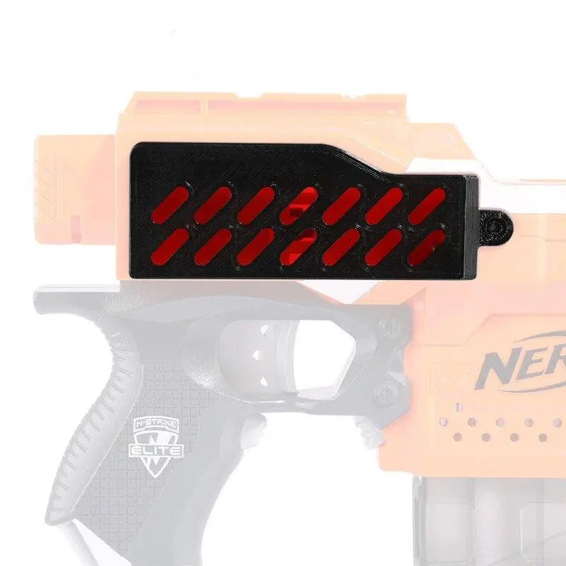 Worker f10555 3d printed extended battery cover part for nerf stryfe