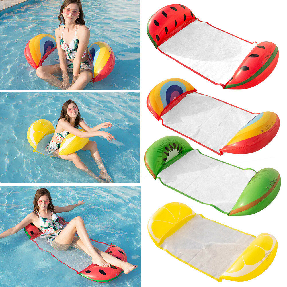 Swimming Pool Hammock Water Floating Bed Fruit Chair Inflatable Lounge Summer Water Sport Toys