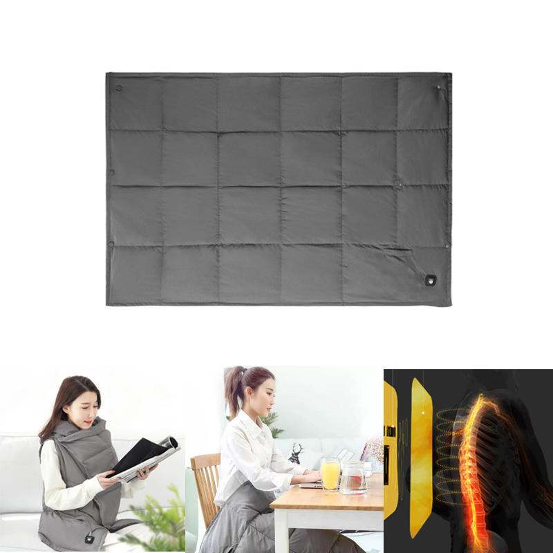 [FROM ] PMA Graphene Multifunctional Fever Blankets Washable Safe Duck Down Vest Shawl 3 Modes Comfortable Blankets