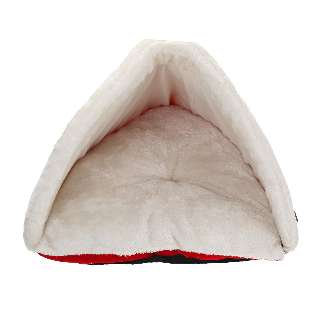クリスマス帽子ペットの巣のベッドSoftペット猫犬の暖かい洞窟の家寝袋