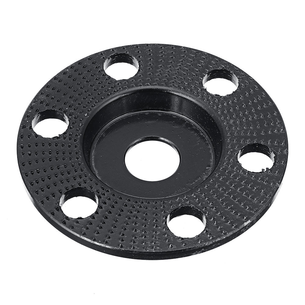 

Drillpro 110mm Tungsten Carbide See Through Wood Shaping Disc Flat Carving Disc with Hole 22mm Bore Sanding Grinder Whee
