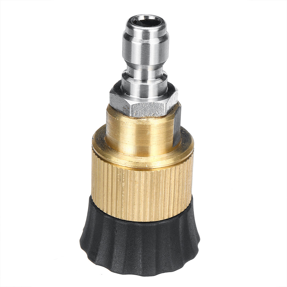 

High Pressure Washer Gutter Cleaner Attachment Spray Nozzle for Lance Wand 1/4 Inch Quick Connect