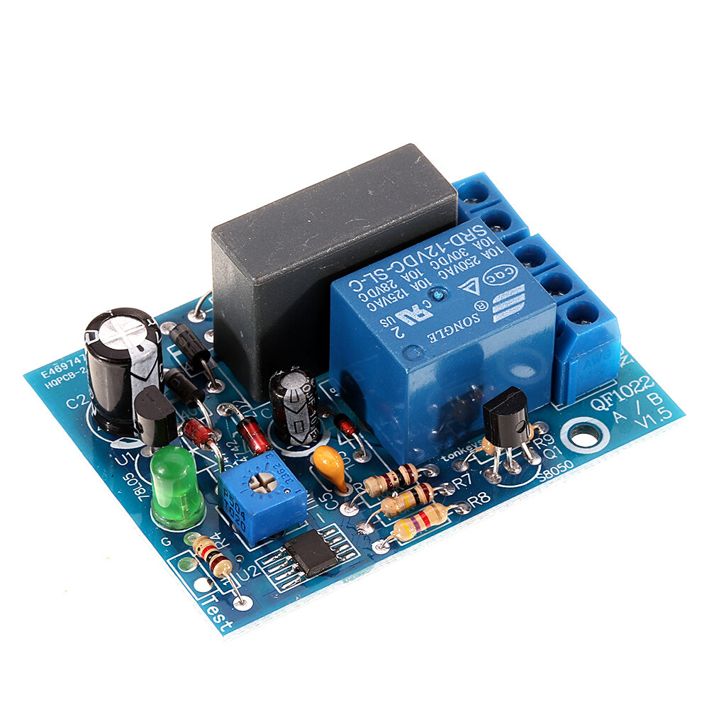 

QF1022-A-100S 220V AC Power-on Delay 0-100S Adjuatable Timer Switch Automatic Disconnect Relay Module Dry Contact Output