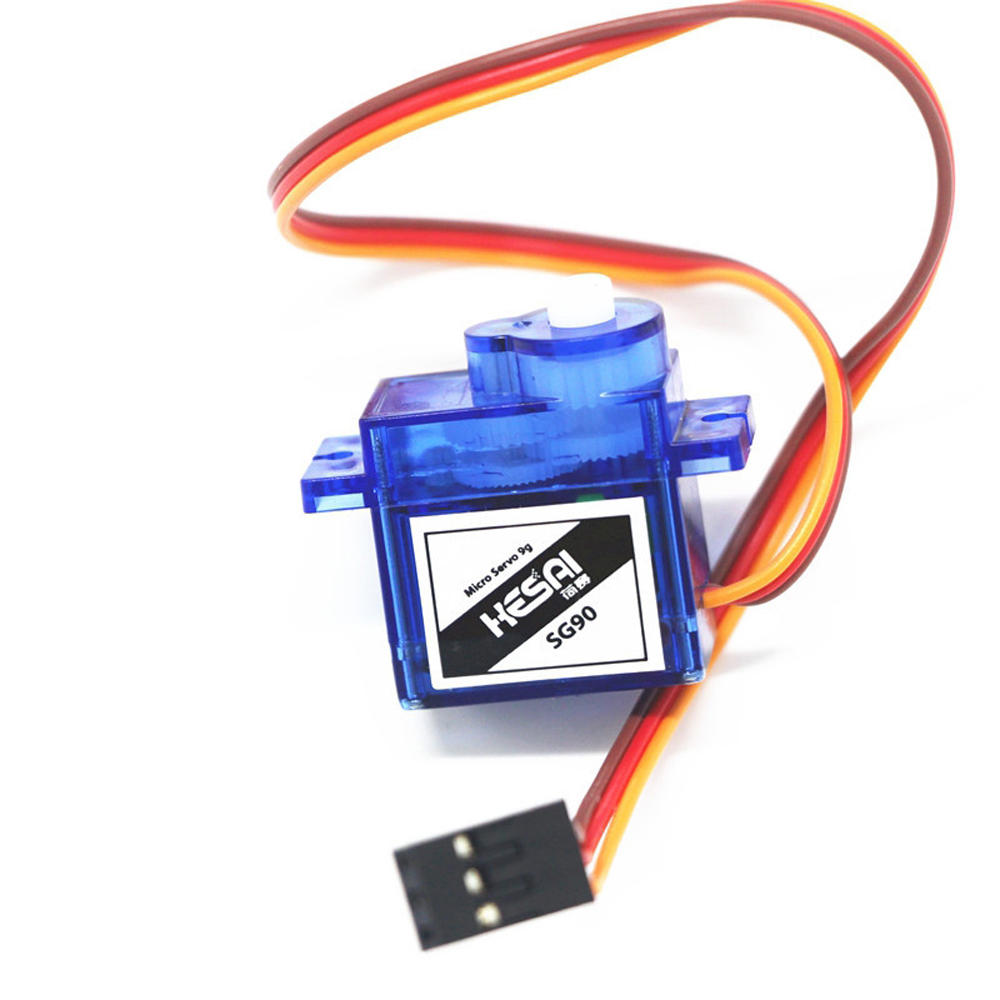 

4pcs Hesai SG90 9g Micro Analog Servo Plastic Gear High Output 1.5kg 25cm for RC Airplane Robots 250 450 Helicopter Car