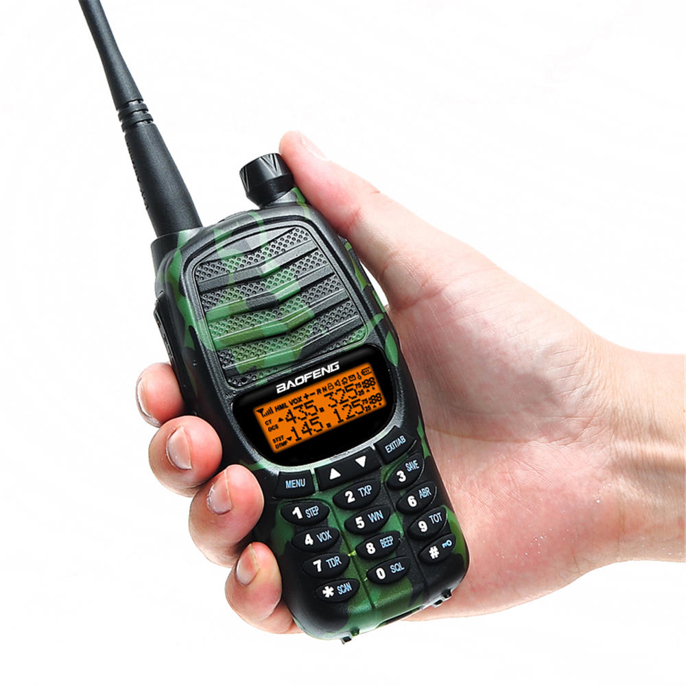 Baofeng UV-990 Walkie-talkie Triple 10 W Dual PTT VHF UHF Dual Band Ham Draagbare CB-radio Two Way A