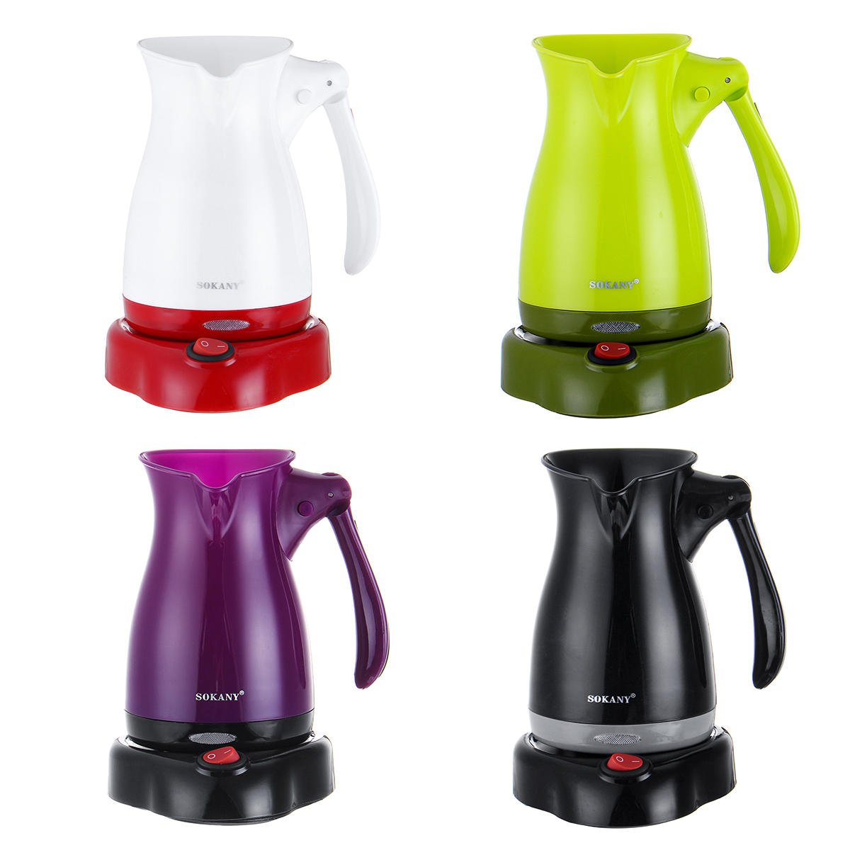 500ML Electric Coffee Maker Turkish Espresso Tea Moka Pot Machine Percolator