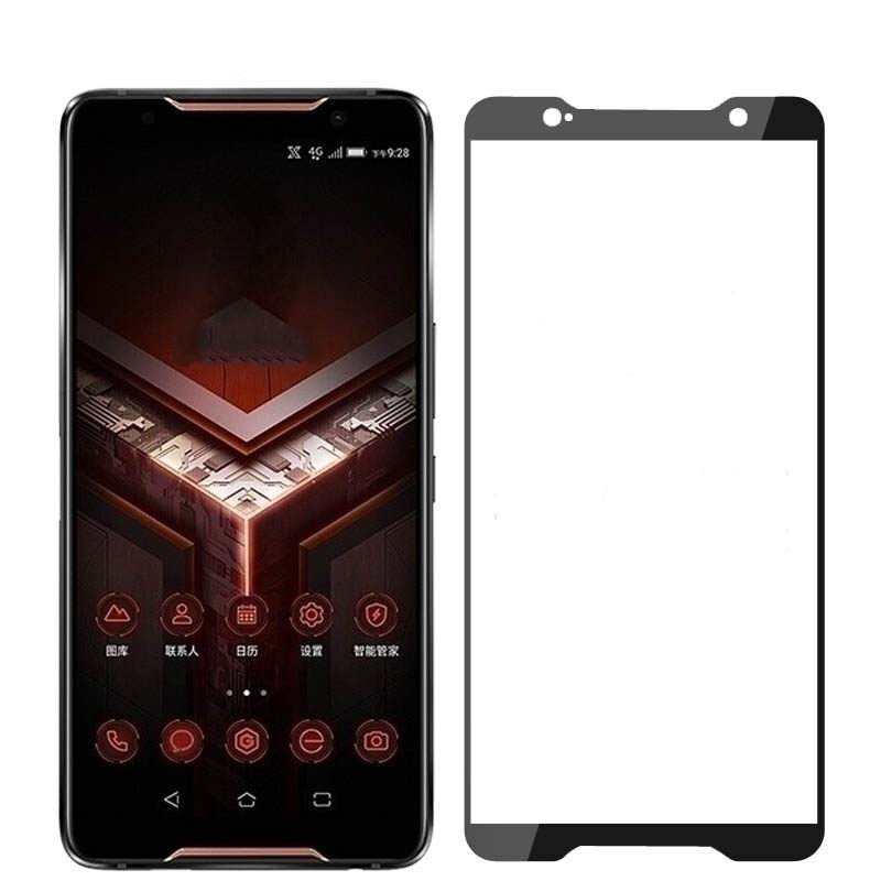 BAKEEY Anti-Explosion Full Cover Full Gule Tempered Glass Screen Protector for ASUS ROG Phone 2 ZS66