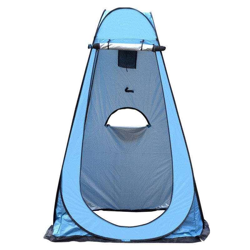 Einzelnes automatisches Zelt zum Campen mit Anti-UV-Sonnenschutz, Strandtoilettenzelt mit Aufbewahrungstasche
