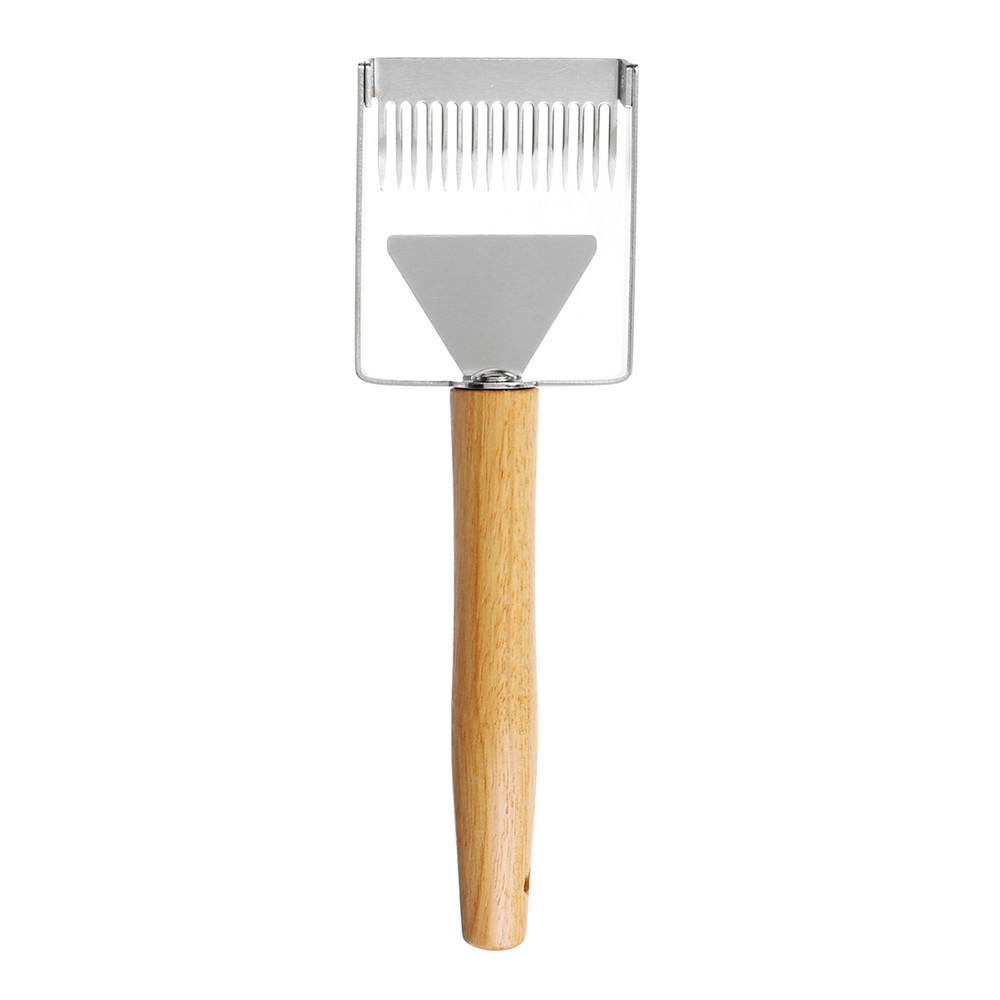 Stainless Steel Bee Hive Uncapping Honey Fork Scraper Shovel Beekeeping OFCA 