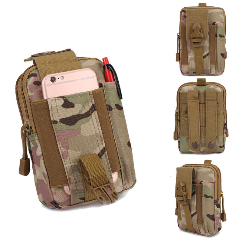 ΜΠΕΝΙΟΥ BL064 Oxford MOLLE System Camouflage Military Tactical Τσάντα μέσης υπαίθρια αδιάβροχη αθλητική τσάντα μέσης τσάντα χιαστί