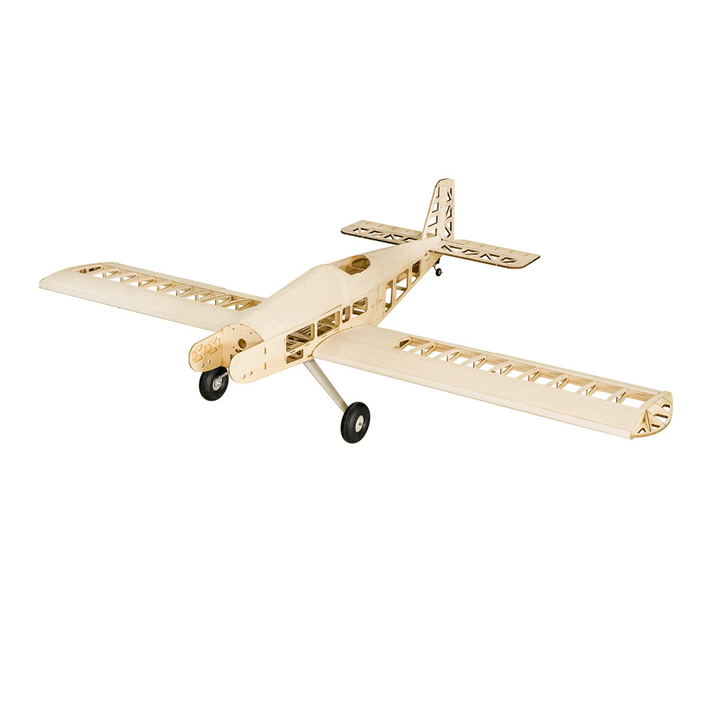 Dancing Wings Hobby T90-Tractors 2.1M Gas Powered Fixed Wing KIT 2130mm Wingspan Balsa Wood RC Trainer Airplane
