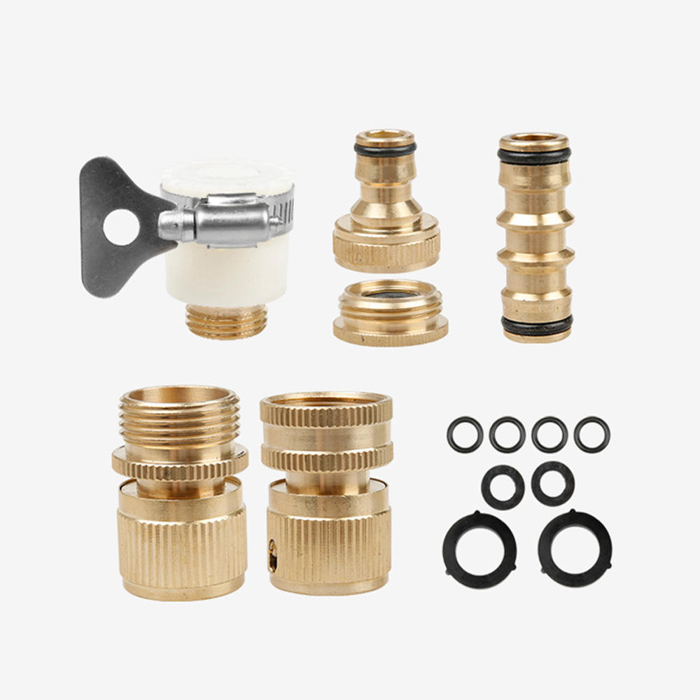 1/2'' 3/4'' Brass Male Female Connector Garden Quick Connect Adapter Water Hose Pipe Connectors Fitt