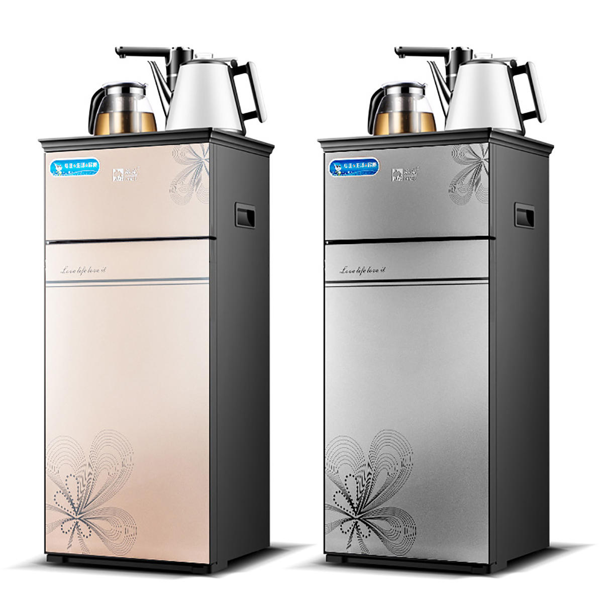 

Tea Bar Machine Warm and Hot Water Dispenser Hot Wayer for Coffee Drink Dispenser Two Door Gallon Water Pumping Device