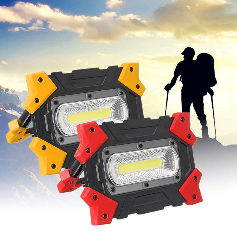 Opvouwbare COB LED werklamp Portable 3 Modes Flood Lamp voor Outdoor Camping Emergency