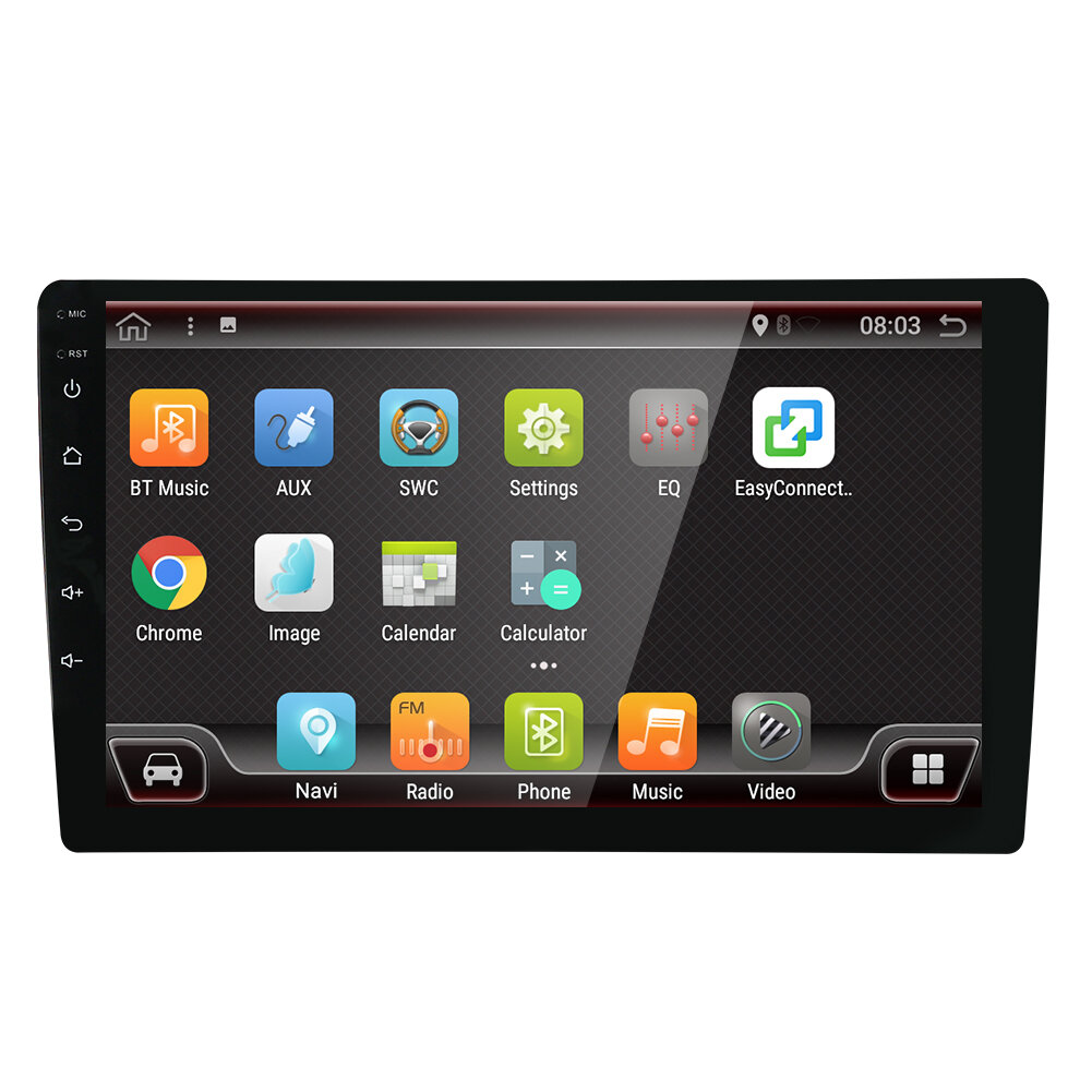 YUEHOO 9 Inch 2 DIN for Android 8.0 Car Stereo Radio 4 Core 2+32G Touch Screen 4G bluetooth FM AM RDS GPS DAB+