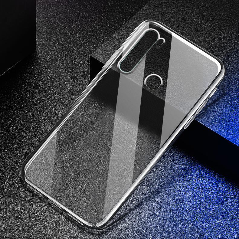 BAKEEY Transparent Ultra-thin Non-yellow Soft TPU Protective Case for Xiaomi Redmi Note 8T Non-original