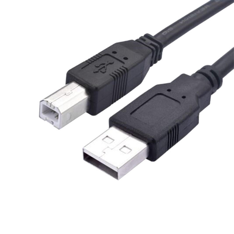 YX Square Mouth 1.5m USB2.0 High Speed Printer Data Cable A Male To B Male Cable for Printers Scanners Computers TV Fax