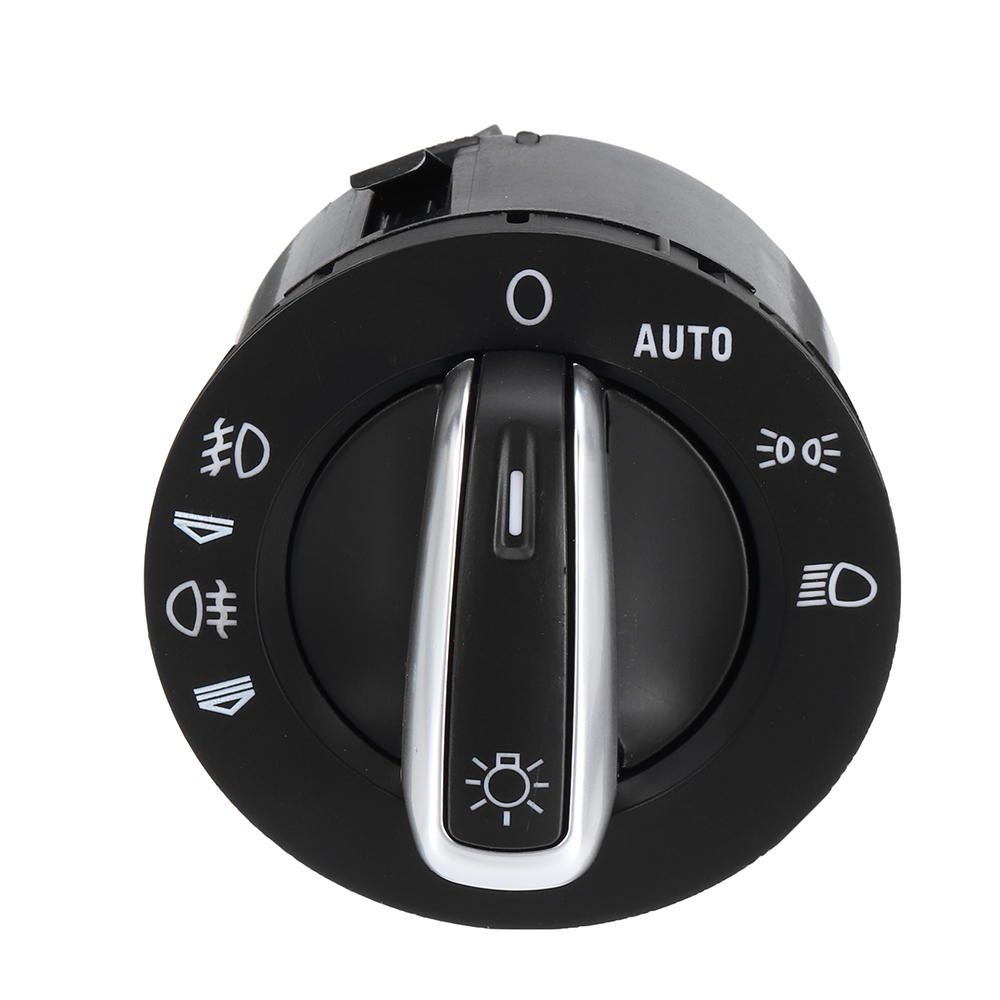 8 PINS Chrome Headlight Fog Light Control Switch 4F1941531E 4FD941531A For Audi A3 S3 A6 C6 4F S6 RS6 Q7