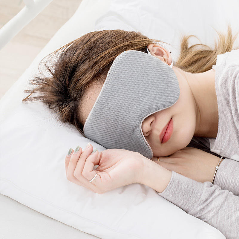  Jordan & Judy Dwustronna maska na oczy Komfortowa oddychająca przepaska na oczy Camping Travel Sleeping Blindfold