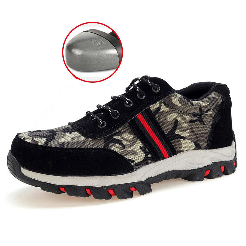 TENGOO Safety Shoes Παπούτσια εργασίας Ανδρικά πεζοπορία αδιάβροχα αντιολισθητικά αθλητικά παπούτσια