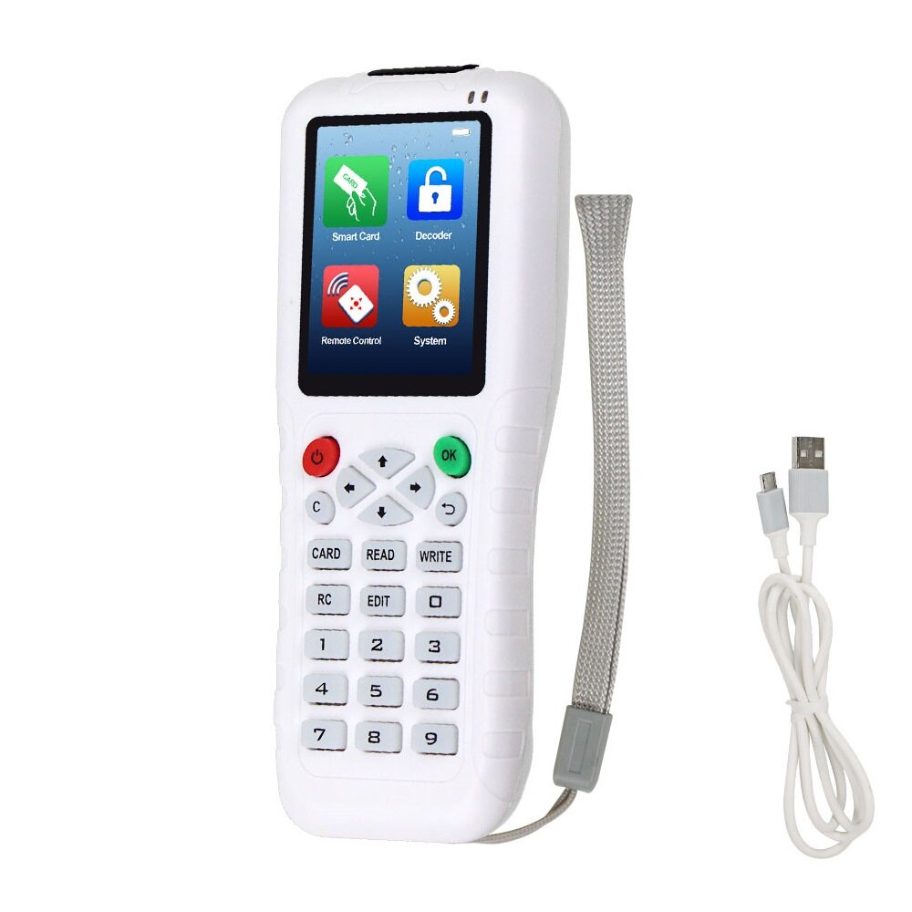 125 KHz RFID EM ID Card Reader Writer Copier 5 EM4305 Key Tag 1 T5577 Card KS