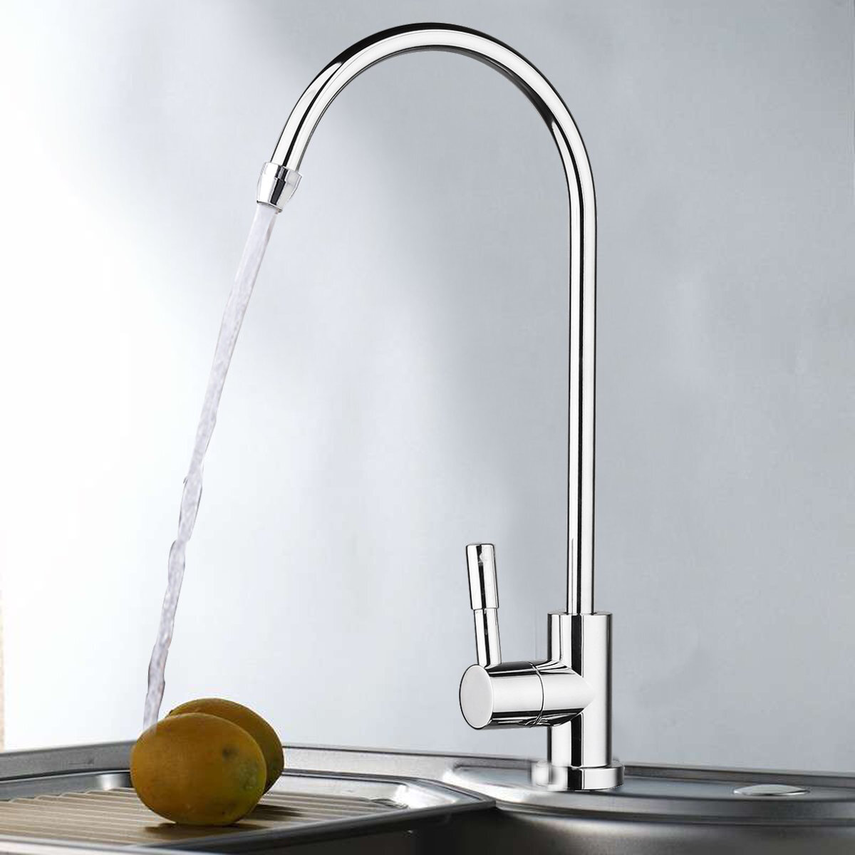 1 4 Inch Chrome Drinking Ro Water Filter Faucet Finish Reverse Osmosis Sink Kitchen