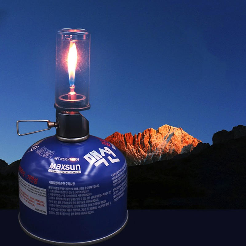 BRS-55 Outdoor Kampçılık Işık Ultralight Bütan Gaz Acil Işık Outdoor Seyahat Gece Fener