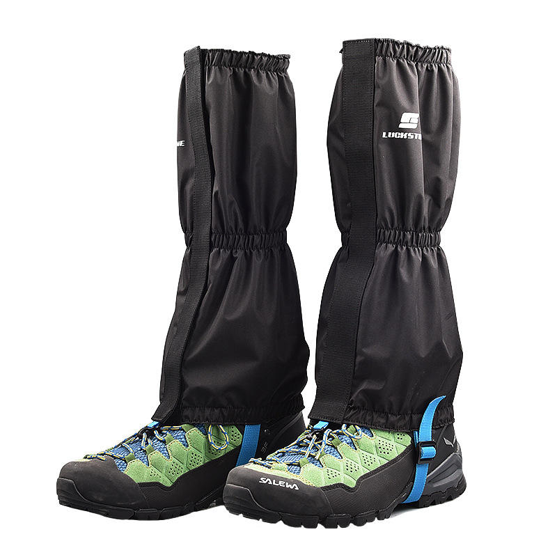 Cubrezapatos, cubrepiernas y cubrezapatos impermeables LUCKSTONE para montañismo, esquí y campamento.