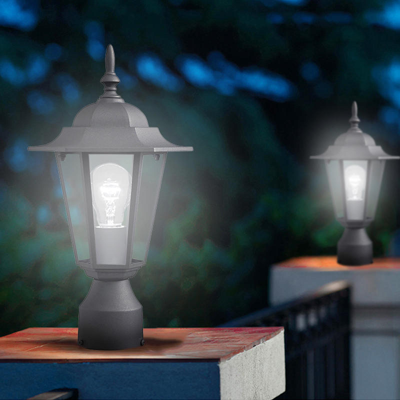 

40W Outdoor Wall Lantern Lamp LED Garden Lamp Yard Patio Pillar Candle Security Light