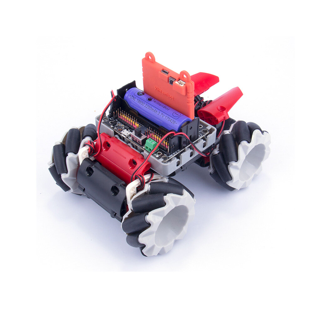 Venta de Kittenbot Microbit DIY 4WD APP Programmble / Palo Control Smart RC Robot Coche con - Banggood sold out-arrival notice-arrival notice