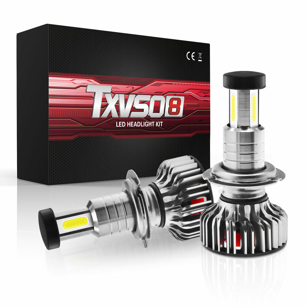 TXVSO8 X3 LED-autokoplampen Lampen H7 H8 H9 H11 9012 9006 9005 Mistlampen 120W 30000LM 6000K Wit Wat