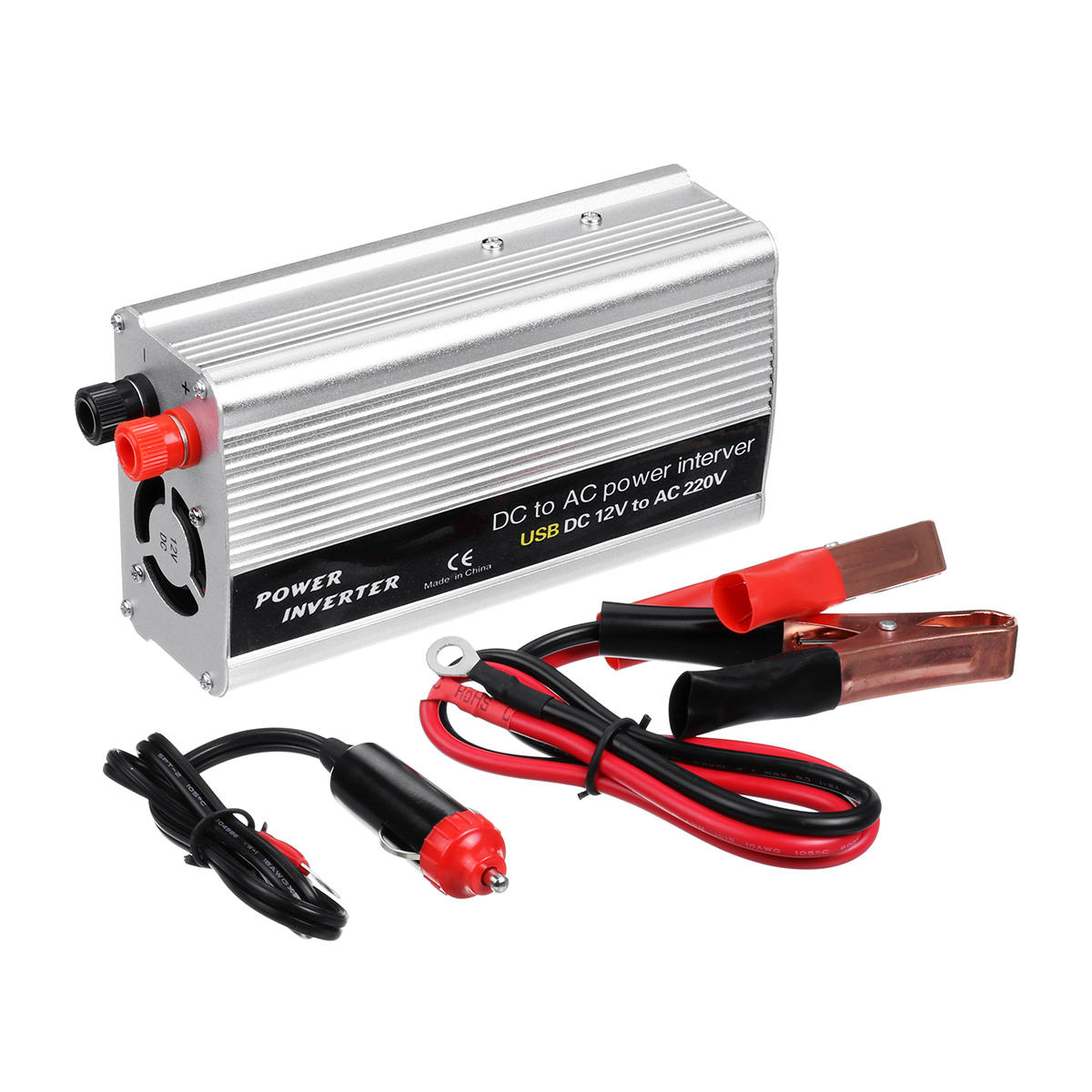 2400W Солнечная инвертор DC12V TO AC220V модифицированный синусоидальный инвертор USB Power Converter
