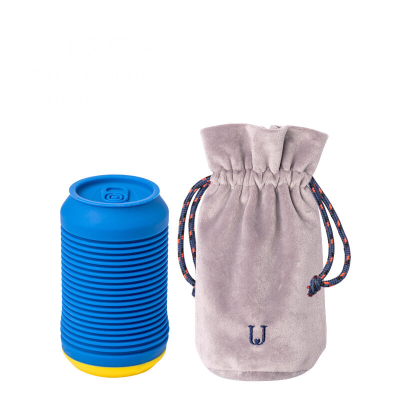 JORDAN&JUDY 170ML Mini Warm Water Bag Outdoor Traveling Food Grade Soft Silica Gel Hand Warmer Hand Heater