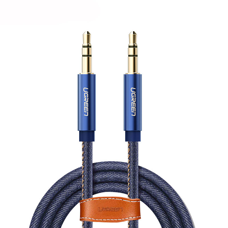 

Ugreen Aux Cable Jack 3.5mm Audio Cable Male to Male Headphone Speaker Car Denim Braided Auxiliary Cable 3.5 mm for DVD