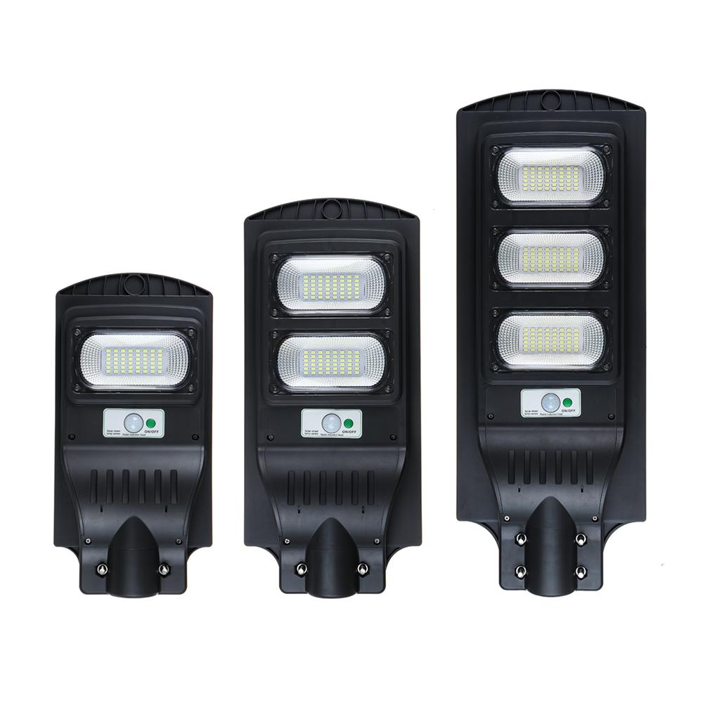 Zonne-energie 40W 80W 120W LED PIR Bewegingssensor Waterdicht IP65 Beveiliging Straatverlichting Wan
