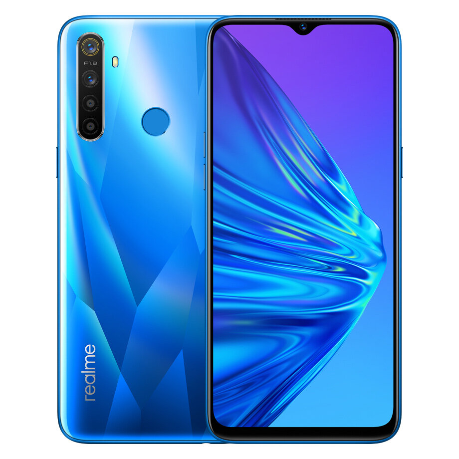 Realme R5 Global Version 6.5 Inch HD+ Android 9.0 5000mAh 12MP AI Quad Cameras 4GB RAM 128GB ROM Snapdragon 665 Octa Core 2.0GHz 4G Smartphone Smartphones from Mobile Phones & Accessories on banggood.com